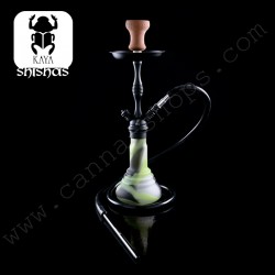 Chicha qualité professionnelle Kaya Shisha Frosted Earthquake Black