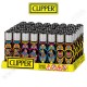 Clipper Inca Design, lot de 4 briquets Clipper au motifs du Mexique