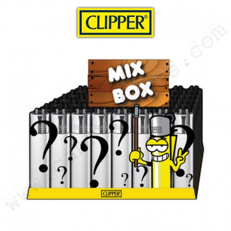 Clipper Mistery Box, boite de 48 briquets clipper assortis