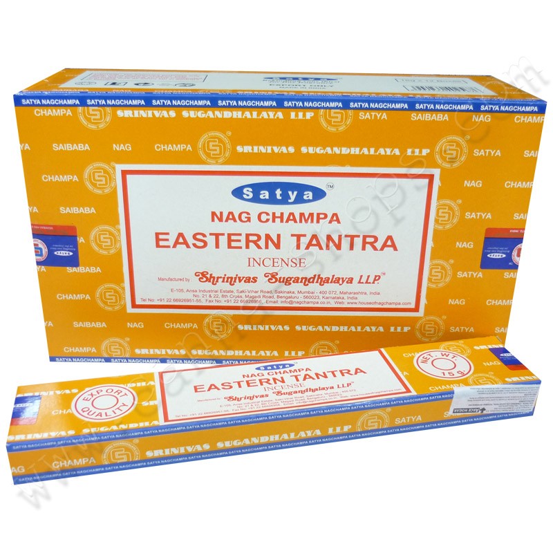 Incenso satya orientale tantra, gamma di incenso satya nag champa