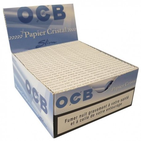 Box OCB crystal, leaf to roll completely transparent