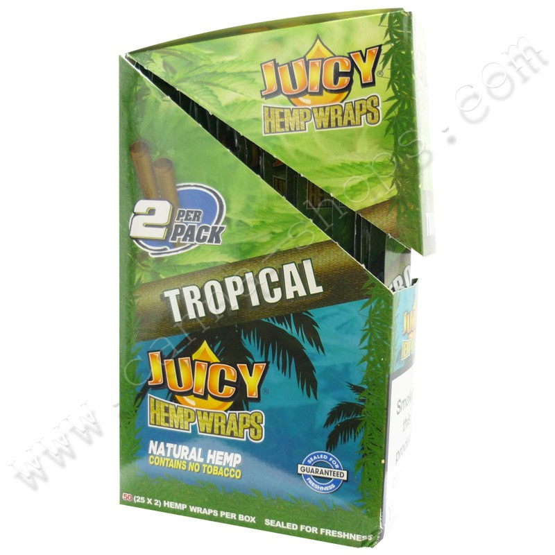 Feuilles à rouler blunt wrap goût tropical - G-Rollz