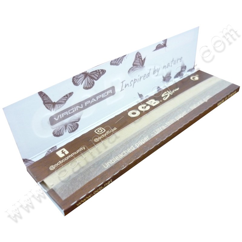 OCB Slim Virgin : Achat Feuille a rouler OCB - 34,90€