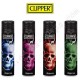 Clipper Neon Skull Jet flame