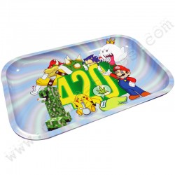 Metal rolling tray 420 World XL