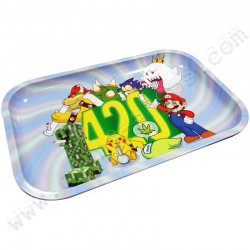 Metal rolling tray 420 World XL