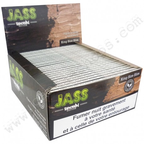 JASS Slim brown 2 boites box de 50 carnets de feuilles 