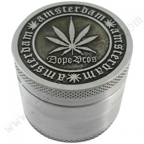 Grinder Dope Bros 40mm Silver