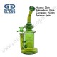 Bubbler Grace Glass Green Barrel