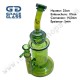 Bubbler Grace Glass Green Barrel