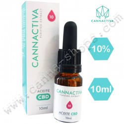 Huile de CBD purifiée 10% - 10ml Full Spectrum