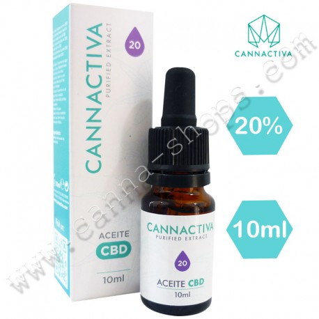 Huile de CBD purifiée 20% - 10ml Full Spectrum