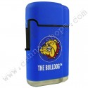 THE BULLDOG AMSTERDAM COMPANY GREY LASER GAS LIGHTER DOUBLE JET FLAME TORCH 