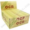 Boîte OCB Slim Organic – 50 carnets de feuilles non blanchies