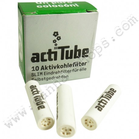 Filtri Actitube slim 7mm scatola da 10 - Canna-Shops