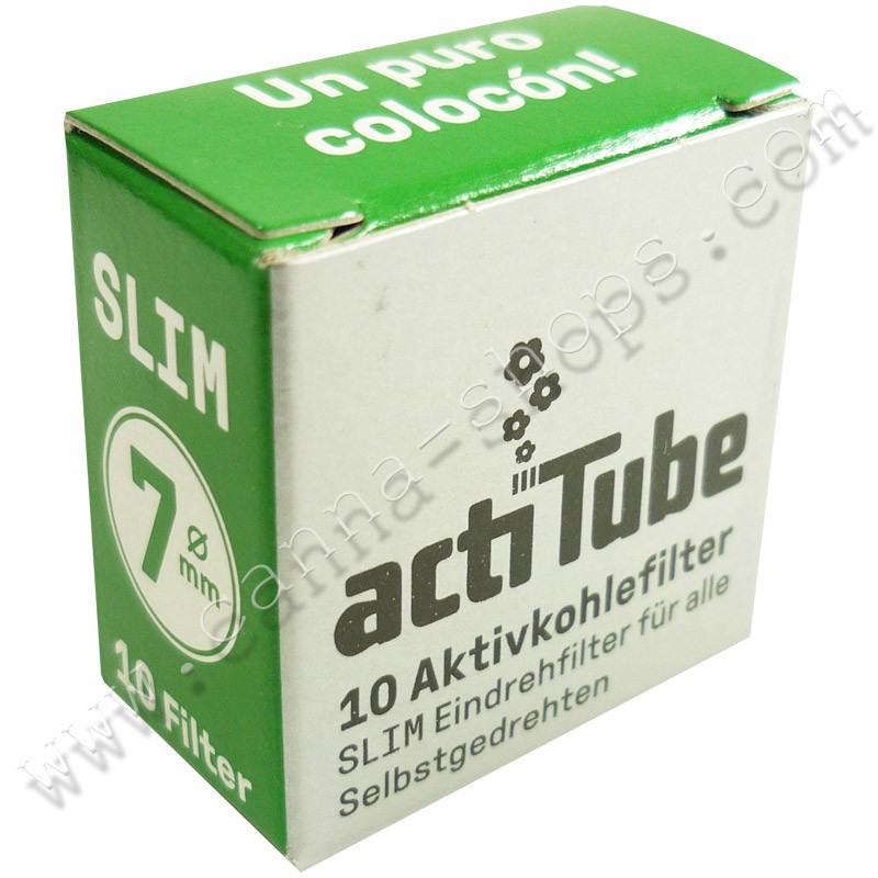 Filtres charbon ActiTube 7mm - Carton de 10 boîtes de 50