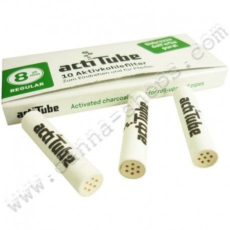 Actitube regular filters 8mm box 10 pcs