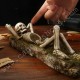 skeleton incense holder