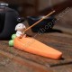 Carrot incense holder