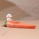Carrot incense holder