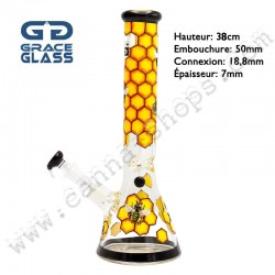 Bang Grace Glass Honeycomb Beehive