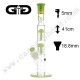 Bang Grace Glass Big Cane Green Barrel double percolateur