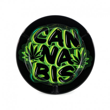 Cendrier métal Cannabis