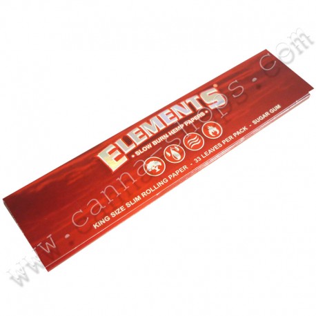 Feuilles Slim Elements Red