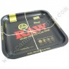 Plateau RAW Black Carré – Plateau de roulage en métal noir officiel RAW