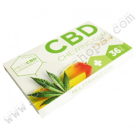 Chewing-Gum CBD Mangue MediCBD