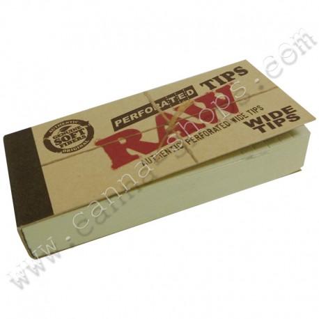 Raw Wide Tips Filters perforated