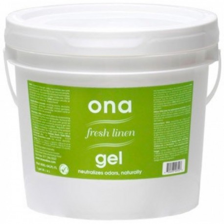 ONA Gel Fresh Linen 4 L – Neutraliseur d’odeurs professionnel parfum linge frais