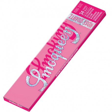 Smoqueen Rose Quartz by Smoking – Feuilles à rouler Slim