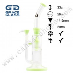 Grace Glass Limited Edition Green Barrel Bong 33cm