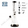 Grace Glass Tree Arm Percolator Black Bong 37cm