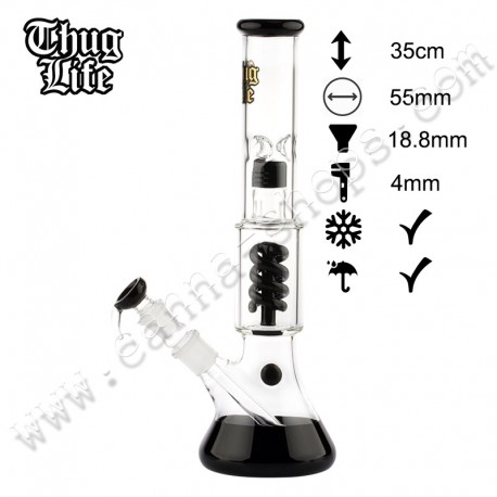 Thug Life Bong OG Serie Black 35cm