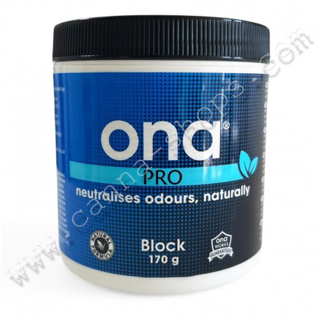 ONA Block Pro 170 g – Neutraliseur d’odeurs professionnel sans parfum