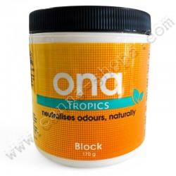 ONA Block Tropics 170 g – Neutraliseur d’odeurs parfum exotique