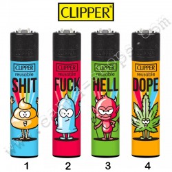 Briquet Clipper Shit Fuck Hell Dope