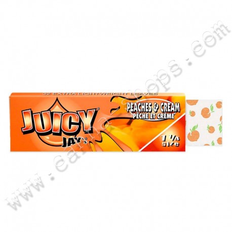 Feuilles à rouler Juicy Jay's Peaches & Cream 1¼