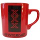 Exclusive coffee Mug or cup Amsterdam Red
