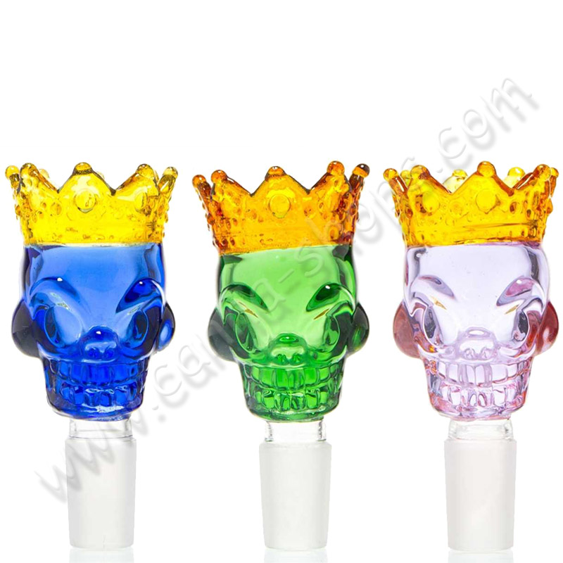 Douille Grace Glass King Skull